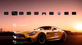 Динамическая тема суперкаров (PS3 Themes)