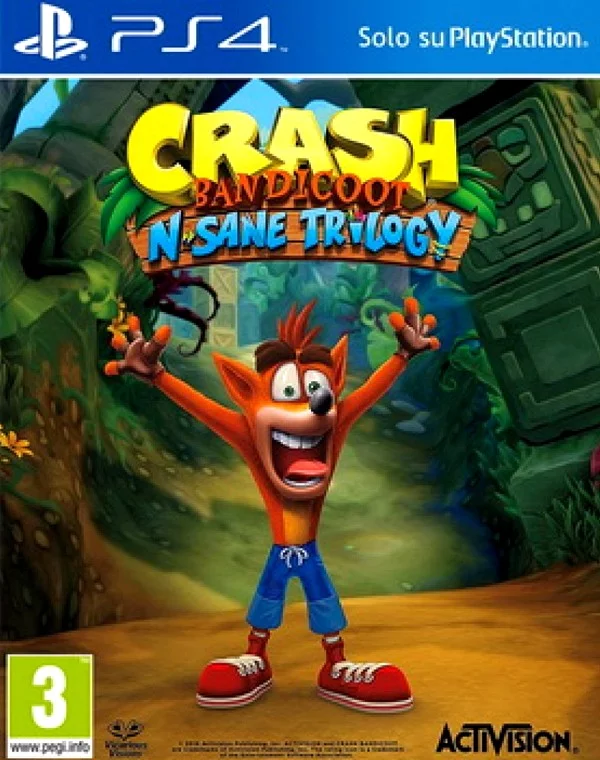 Crash Bandicoot N Sane Trilogy (PS4 pkg полностью на русском)