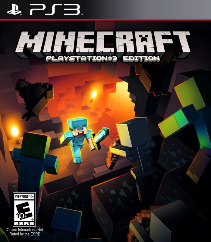 Minecraft (PS3 iso pkg русская версия)