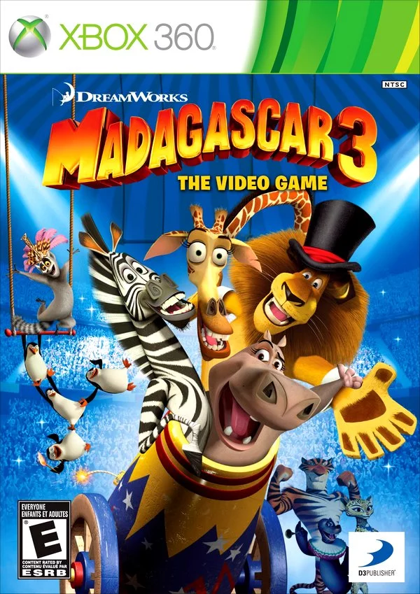 Madagascar 3 The Video Game (XBox 360 FreeBoot русская версия)