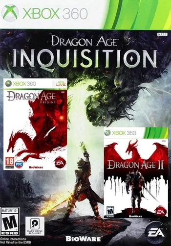 Dragon Age Все части игр (XBox 360 Freeboot Rus)