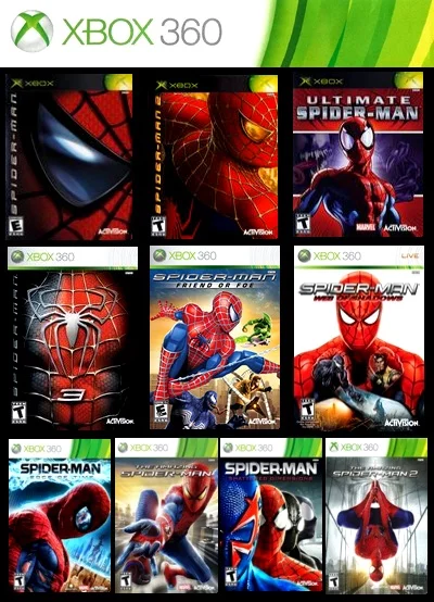 Spider Man Все части игр (Xbox 360 FreeBoot)