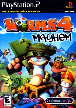 Worms 4 Mayhem (PS2 русская версия)