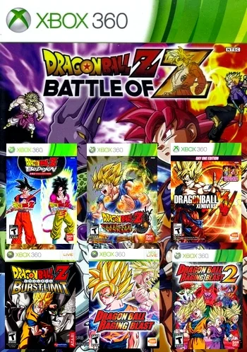 Dragon Ball Все части игр (Freeboot Xbox 360)