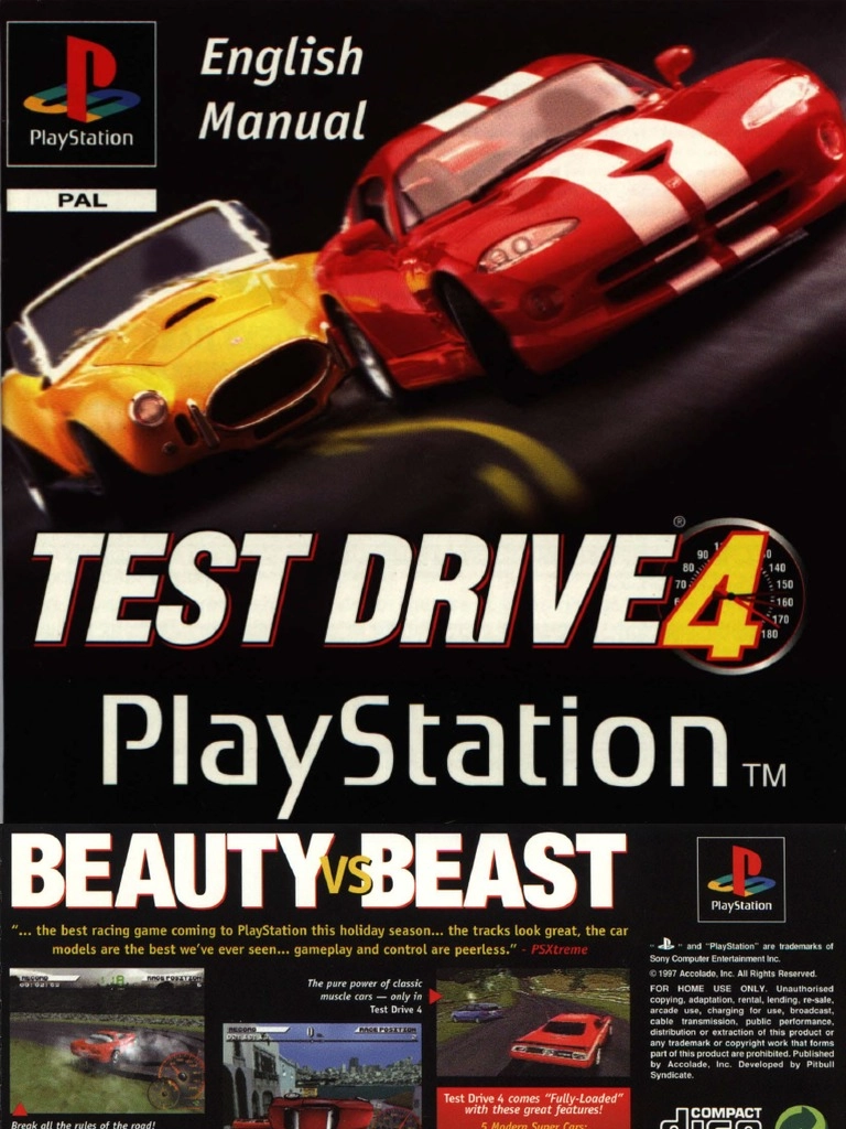 Test Drive 4 (PS1 Rus Megera)