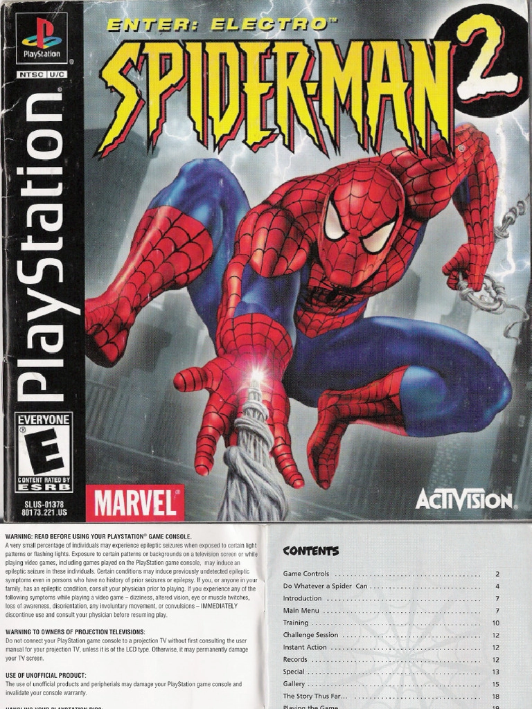 Spider-Man 2 Enter Electro (PS1)