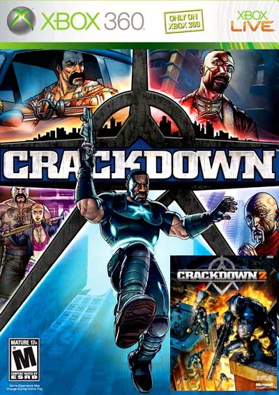 Crackdown 1 и 2 (FreeBoot Xbox 360 God Dlc FullRus)