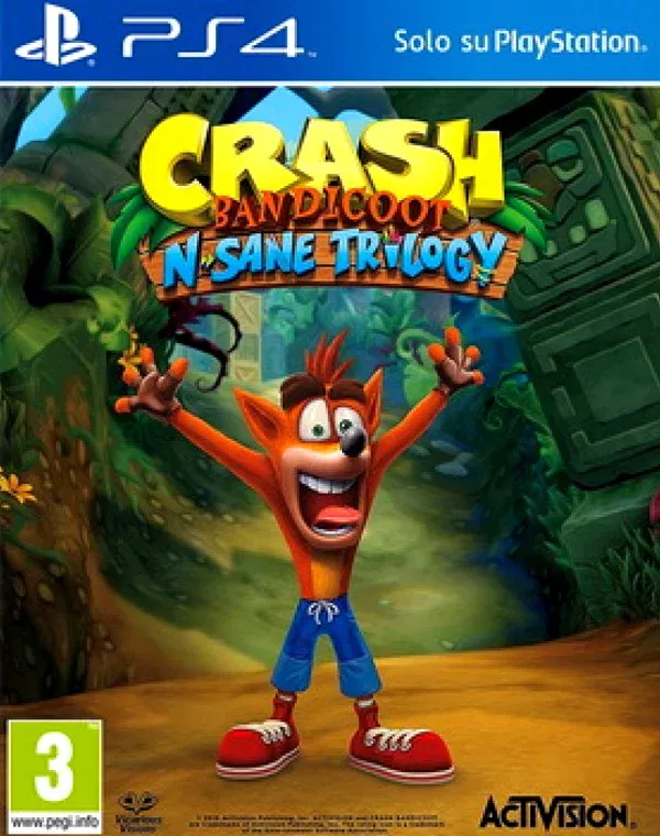 Crash Bandicoot N Sane Trilogy (PS4 pkg полностью на русском)