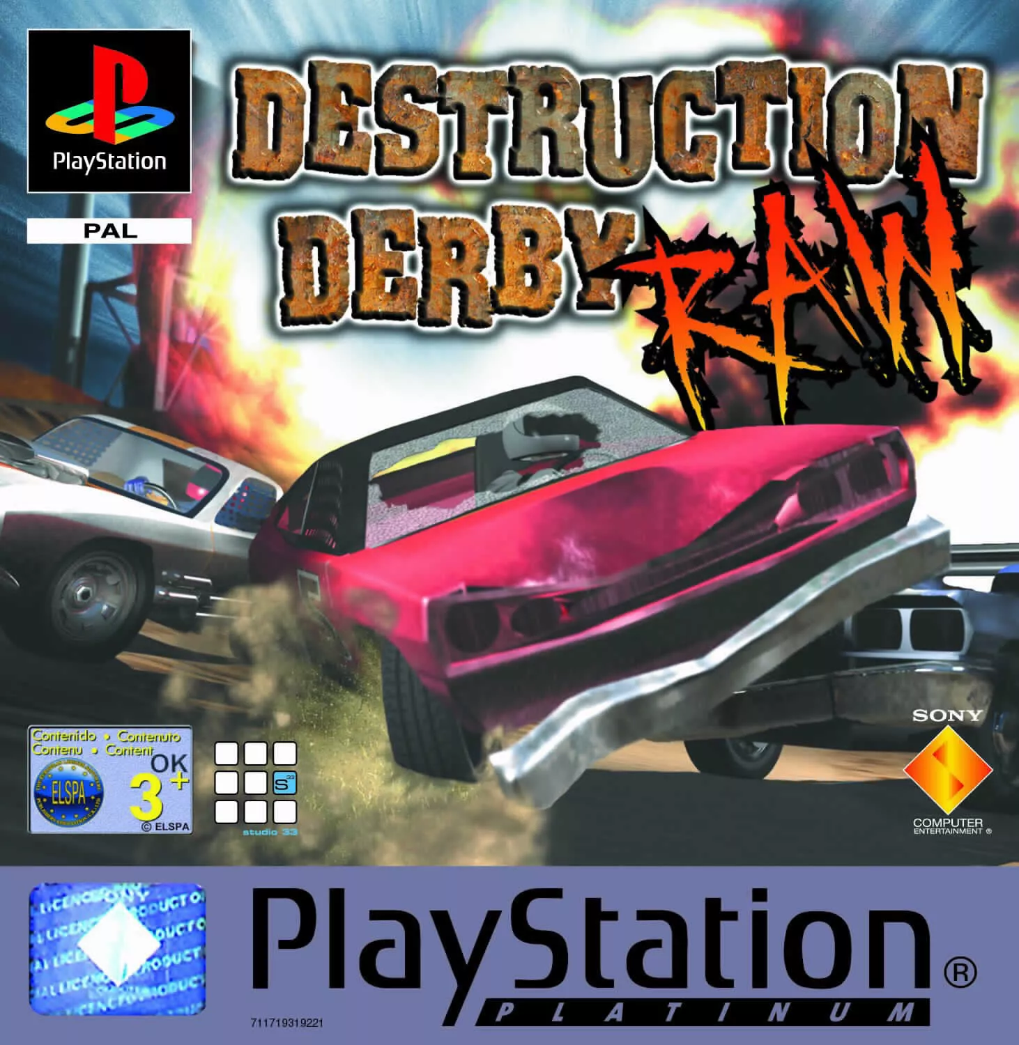 Destruction Derby RAW (PS1)