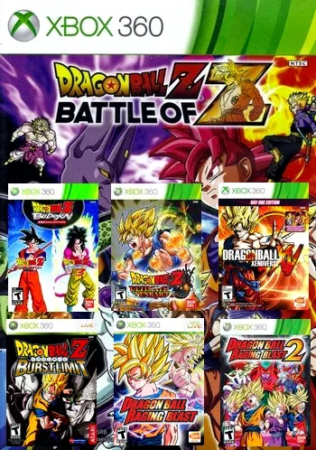 Dragon Ball Все части игр (Freeboot Xbox 360)
