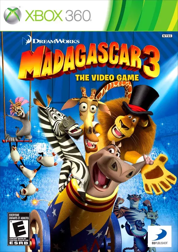 Madagascar 3 The Video Game (XBox 360 FreeBoot русская версия)