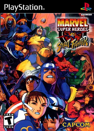 Marvel Super Heroes vs. Street Fighter (PSX Rus Kudos)